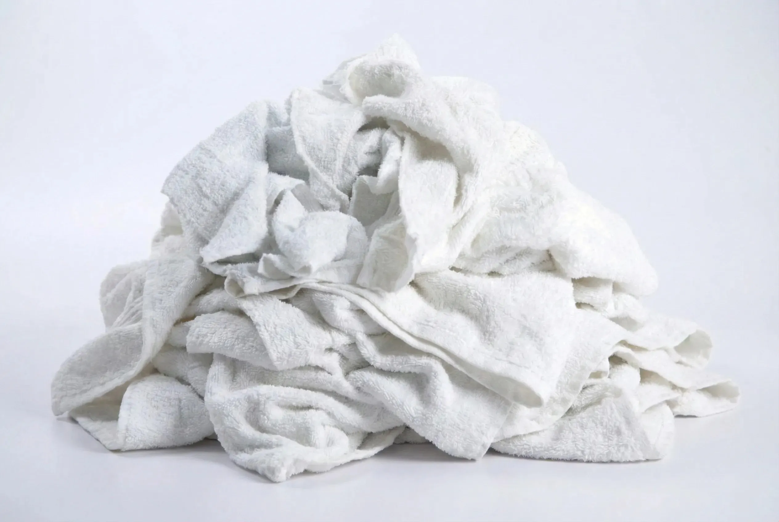 Reclaimed White Terry Rags